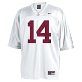 Nike Alabama Crimson Tide #14 White Replica Football Jersey