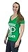 Drink Up, Bitches! | Funny St. Patrick's (Paddy) Day Women's Green Deep V-Neck