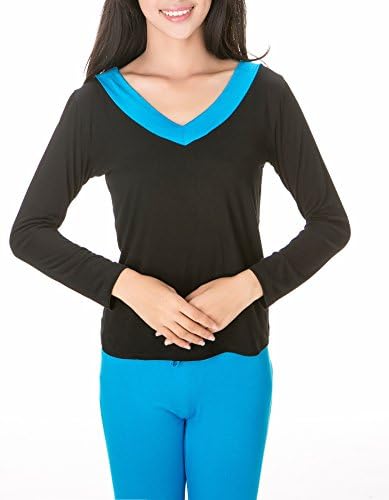 Yiwu Yete Womens Long Sleeve Top (S, Blue)
