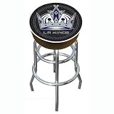 NHL Los Angeles Kings Padded Bar Stool