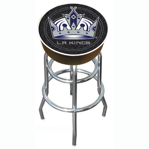 NHL Los Angeles Kings Padded Bar Stool