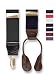 Canterbury Elastic Drop Clip Suspenders and Cowhide Trimmed Braces