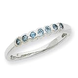 Sterling Silver Blue Topaz Ring