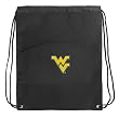 WVU Drawstring Bag Cinch West Virginia University Draw String Back Pack - For Boys Girls Students or Adults