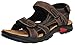 4HOW Men's Casual Sandals Leather Shoes Outdoor
