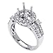 950 Platinum Semi Mount Engagement Ring (1.15ct)