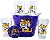 LSU Tigers Pint and Beer Bucket Set | LSU Tigers Gift Set