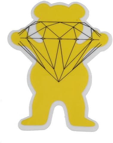 Grizzly Griptape Brilliant Bear Sticker- Assorted Colors