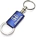 Honda Navy Blue Logo Metal Aluminum Valet Pull Apart Key Chain Ring Fob