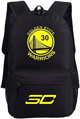 Golden State Warriors Team Curry Schoolbag Shoulders Basketball Backpack Sports BLACK