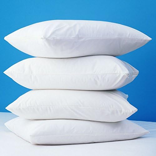 Bargoose 250-tc 100% Cotton Zippered Pillow Protector, King