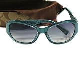 AUTHENTIC COACH DELANEY SIGNATURE GRADIENT LENSE SUNGLASSES S627 (Teal) by 