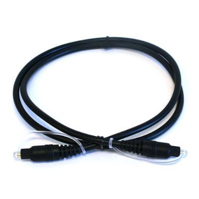 Premium Optical Toslink Audio Cable for Xbox 360 - PS3 - Tivo - HDTV - A V Receiver - Cablebox - etc. 3 Feet (1Meter)