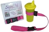SippyPal, Pink - Velcro Free, Glass/Plastic Baby Bottle & Sippy Cup Holder