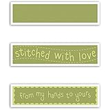 Sizzix Textured Impressions Embossing 3 Folders Stitched with Love Set by Eileen Hull