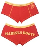 Women's Red Marines Booty Shorts