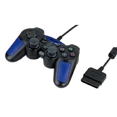 Grip-Controller f�r PS2, Schwarz/Blau