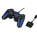Grip-Controller f�r PS2, Schwarz/Blau