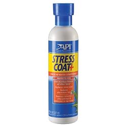 Aquarium Pharmaceuticals 85A Stress Coat Fish and Tap Water Conditioner, 8 oz. Bottle