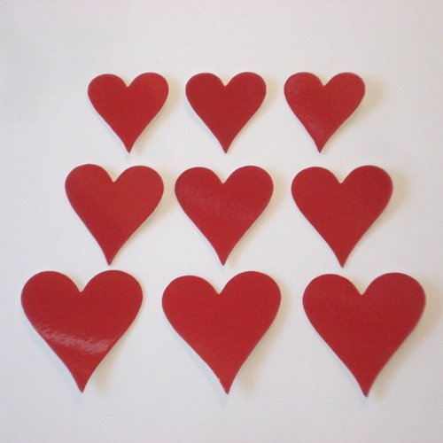 Fun Reflector Heart Reflective Wheelchair Sticker