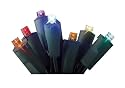 GKI Bethlehem Lighting 50- Light 5mm Wide Angle FLEXCHANGE LED 7-Color Multi Mini Christmas Light Set