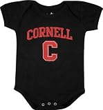 Cornell Big Red Newborn/Infant Black Big Fan Creeper