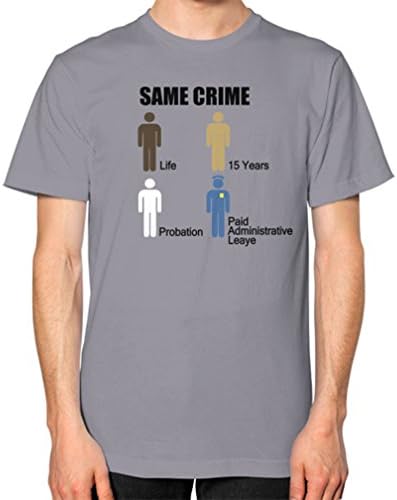 Same Crime Unisex T-Shirt (on man) (L, Slate)