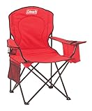 Coleman Broadband Quad Chair with Cooler, Red