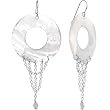 Handcrafted Shell Chandelier Earrings MADE WITH SWAROVSKI ELEMENTS