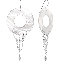 Handcrafted Shell Chandelier Earrings MADE WITH SWAROVSKI ELEMENTS