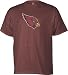 Arizona Cardinals -Red- Soda Rubber Gridiron Classics Logo T-Shirt
