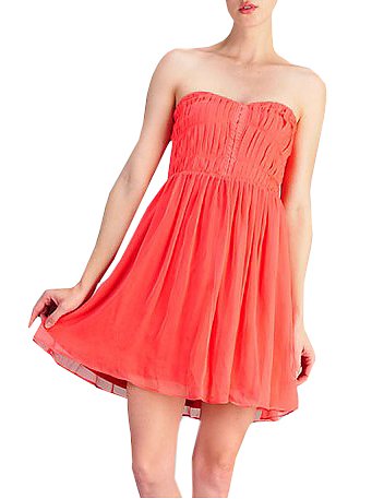 TCEC Strapless Sweetheart Cocktail Dress 