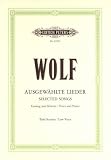 EDITION PETERS WOLF HUGO - 51 SELECTED SONGS - VOICE AND PIANO