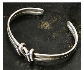Orvis Col. Littleton Hand-Hammered Silver Bracelet