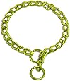Platinum Pets 3mm Coated Chain Dog Collar 18-Inch, Corona Lime