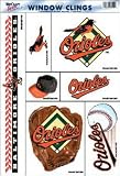 Set of Team Window Clings: Baltimore Orioles