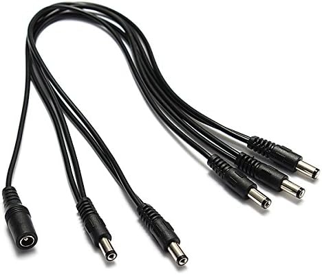 5 Way Guitar Effect Pedal Daisy Chain Power Supply Cable Splitter