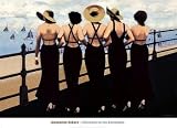 Afternoon On The Boardwalk by Osborn. Art Print On Canvas.. 36 inches w by 26 inches height. Art Print On Canvas.