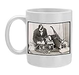 Photo Mugs of Vacuuming A Wireless from Mary Evans