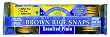 Brown Rice Snaps, Unsalted Plain with Organic Brown Rice, 3.5-Ounce Packs (Pack of 12)