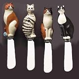 Set of 4 Warren Kimble Cat Spreaders 12 739