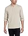 Marc New York Men's L/s Button V Neck Henley