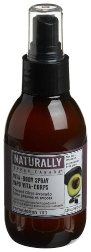 Upper Canada Soap & Candle Pressed Olive Avocado Vita-body Spray, 4-Ounces (Pack of 2) by Upper Canada Soap & Candle