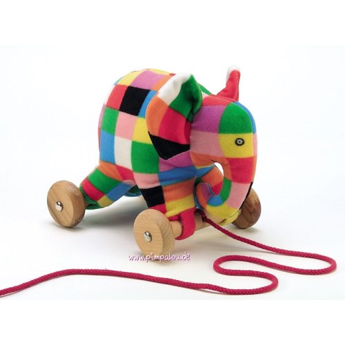 Childrens Toyshop  Toys : Elmer Pull Along Toy