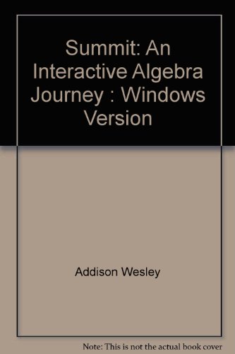 summit an interactive algebra journey  windows version
