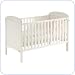 East Coast Joanna Cot Bed Pure White