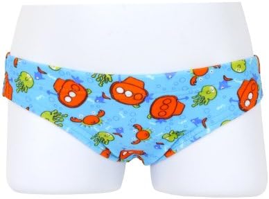 Big Fisch Infants Octopus Swim Trunks - Blue - 6-12 Months