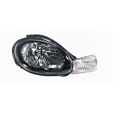 2001-2002 DODGE NEON BLACK 2001 PLYMOUTH NEON RIGHT HAND REPLACEMENT HEAD LIGHT TYC... by TYC