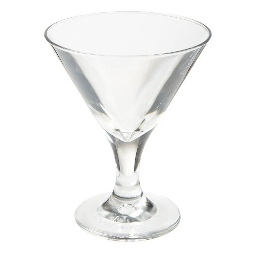 G.e.t. Specialty Drinkware Clear San Plastic 3 Oz Martini Glass - SW-1430-1-CL