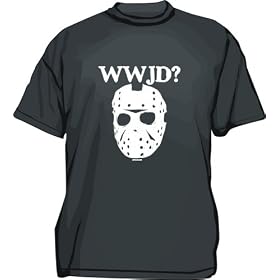 WWJD? What Would Jason Do HOCKEY MASK Logo Kids T Shirt 2T thru Youth XL
